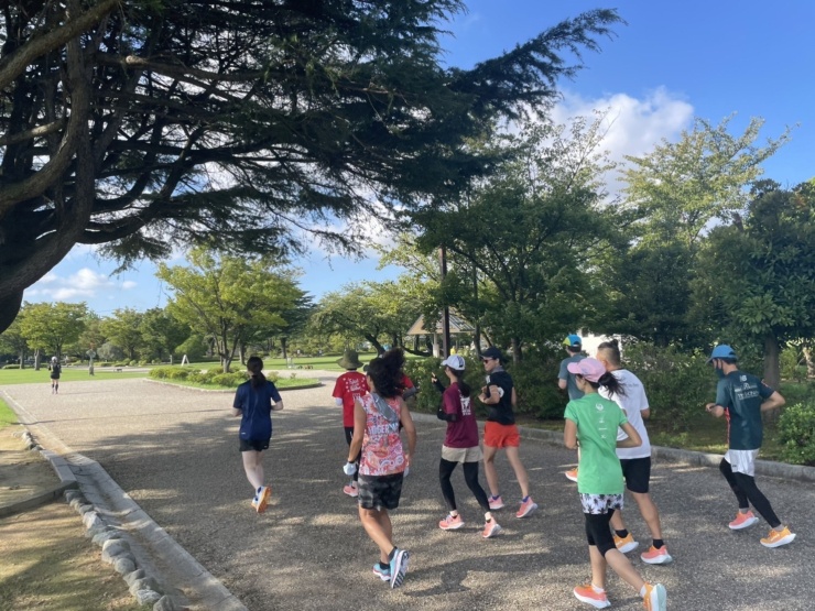 みんなで一緒に走りましょう♪