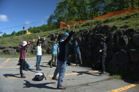 八ヶ岳　三ツ岳　安全登山講習会２岩場の歩き方　B日程
