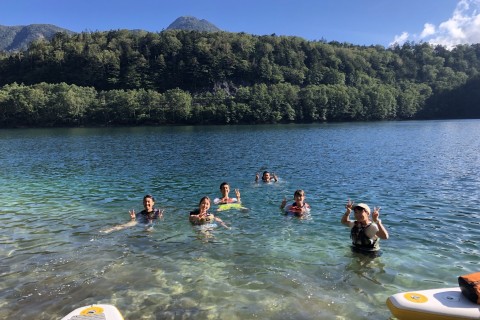 トレラン、サップ、ヨガで片品村の自然満喫キャンプ★