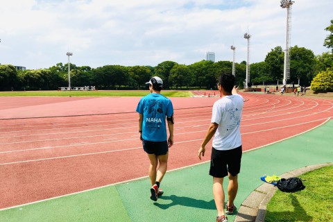 エンジニア昼ジョグ面談@代々木公園