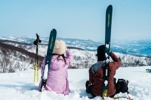 【ALP SKI TEAM】BCクロカンスキーツアー/雪でおおわれたトレイルや林道は絶品ですよ