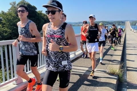 七尾で３０km練習会