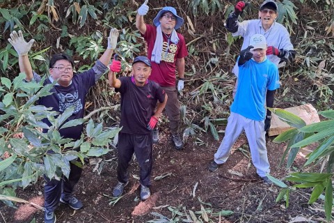 七尾城の｢古道をのこしたい！(2)-多根道-｣