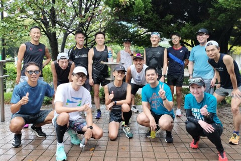 木場公園21キロ走（キロ5分20秒くらい）※30キロまで延長可