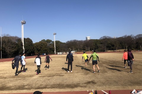 8/16 Go.Run＠代々木公園 ドリル練習＋@