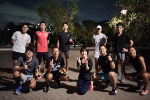 木場公園ペース走（10キロ・キロ4分15秒）