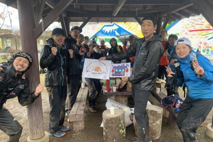 FUJI100.KAIの試走会　山中湖〜富士吉田(二重曲、杓子山)