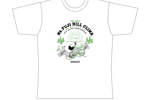 延長：[第20回富士ヒル参加者限定]Mt.富士ヒルクライム公式Tシャツ 追加販売
