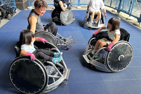 車いすラグビー体験教室in港区スポーツセンター（２部　11:30～12:30）