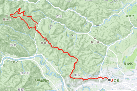 THINK TRAIL RUNNERS 練習会７月 高水山