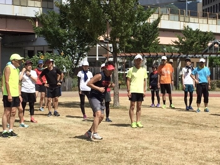 KOBEマラソン完走教室　練習風景