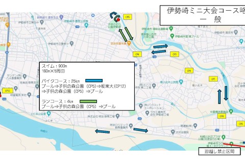 伊勢崎市民総合スポーツ大会兼第28回伊勢崎ミニトライアスロン大会