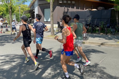 サウルスウィークエンド練習会in大阪城公園 10〜16kmペース走