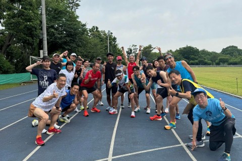 【ランニングギルド主催】みんなで1000mタイムトライアルin大蔵競技場