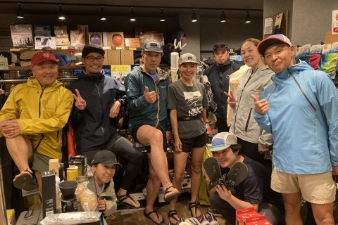 ルナサンダル試し履き in 相模大野グループラン