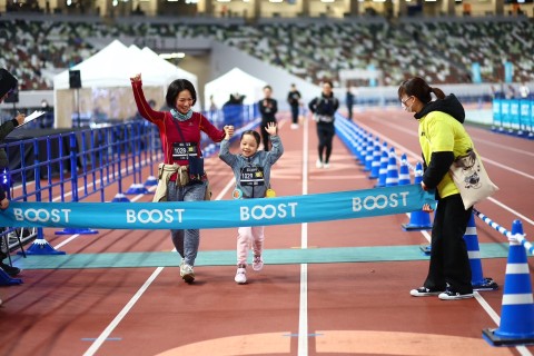 BOOSTランニングフェスタ in Uvanceとどろきスタジアム（親子ラン）