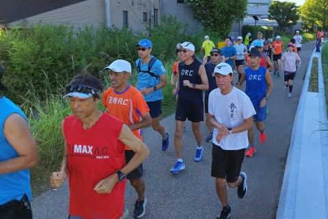 王寺ランナーズ主催真夏の2時間走