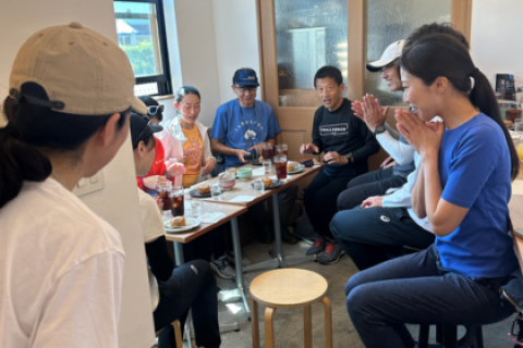 【鎌倉ウォーキング】 野菜たっぷりお味噌汁と新米おむすびセット 新米ひらく米のお土産付き