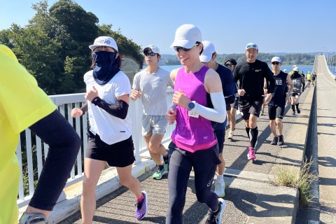 小松で30キロ走ろう練習会