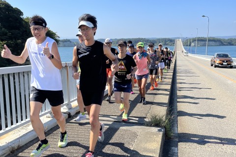 小松で30キロ走ろう練習会