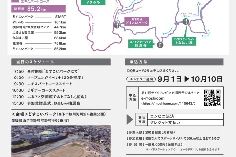 第11回サイクリングin四国西予ジオパーク