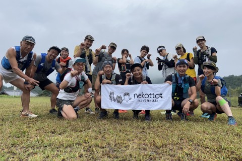 保護猫カフェnekottoチャリティートレイルランとヤムナレッスン