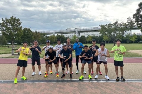 10/26(土)　インターバル練習会（2km×2本＋1km）in みなとのもり公園