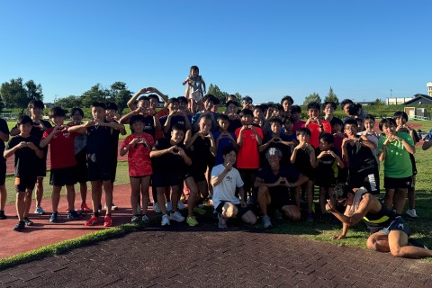 【本郷タジュ × ケンちゃん】スプリント練習会+100m記録会