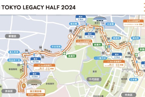 【東京レガシーハーフ試走会21km】