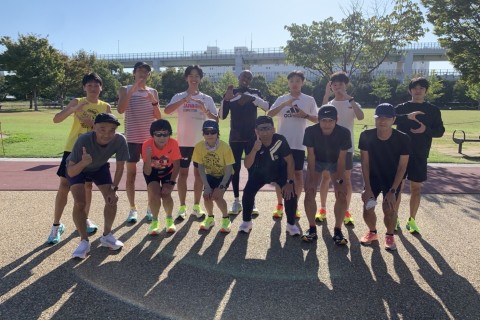 10/26(土)　インターバル練習会（2km×2本＋1km）in みなとのもり公園