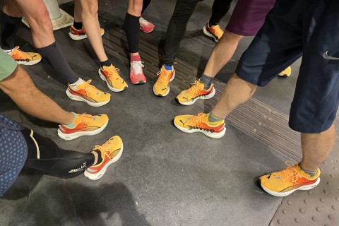 チャレンジサブ４　スピードをつけるためのレベルアップ練習会　～二条城周辺でスピード練習～