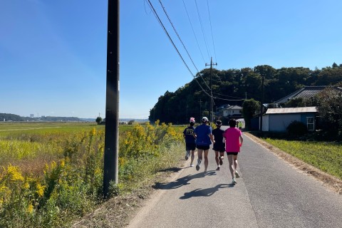「佐倉マラソンに向けての20km走練習会」