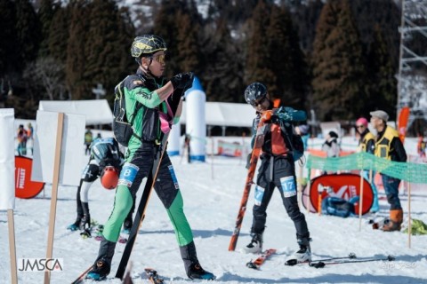 第１8回SKIMO日本選手権 黒部・宇奈月温泉大会