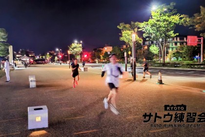世界遺産・二条城 スピード練習 6k・4k・2k・1,500ｍ【サトウ練習会】