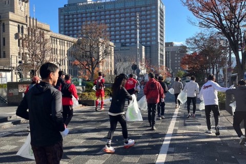 おいしく健康に！プロギング×野菜収穫体験
