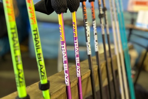 RUNPOYAトレランポール講習会 MOUNTAINKING＠青梅丘陵