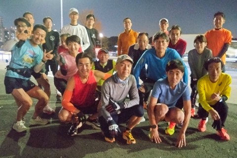 しらとり練【チャレンジサブ3/3:15/3.5】2/17(火夜) 3km×3本［皇居/二重橋］