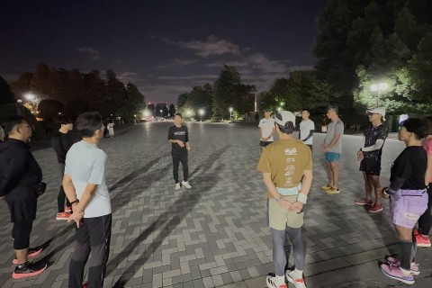 東京練習会@神宮外苑（1月開催）※CEPカーフスリーブ試着会併催