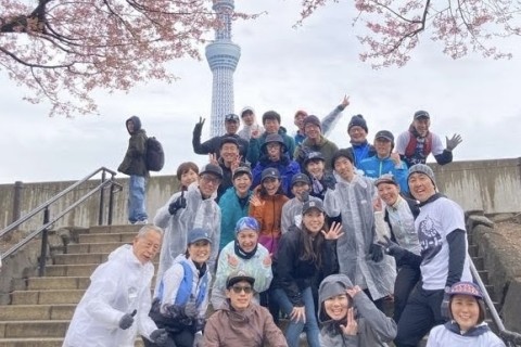 ランナーだから出来る社会貢献イベント 「お花見ランでアースリート」