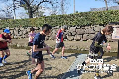 エキサイティングなスピード練習と時間走。小川の流れる堀川遊歩道【サトウ練習会】