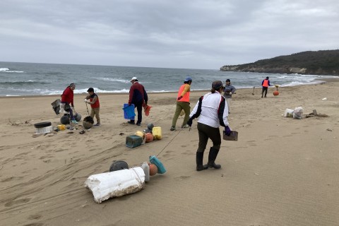 第9回 加賀海岸シーサイドトレイルラン 〜 片野海岸ビーチクリーニング