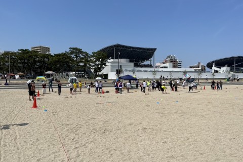 須磨エンジョイビーチモルック大会inスプリング