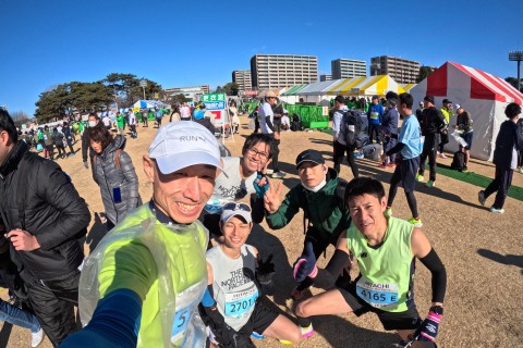 花見ラン in 福岡堰