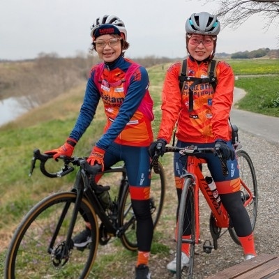 サイタマサイクルプロジェクト&rdquo;エヴァーグリーン&rdquo;チーム　ハシモトヒロコ、チノアユミ