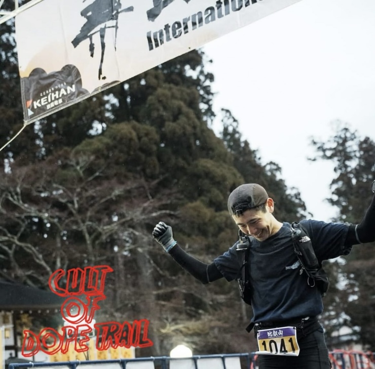 メンバーの前田皓大さんは比叡山トレイルの覇者！