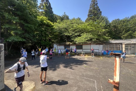 スペイン帰りの近江竜之介選手による比叡山トレイル講習～の鶏・豚BBQ交流！