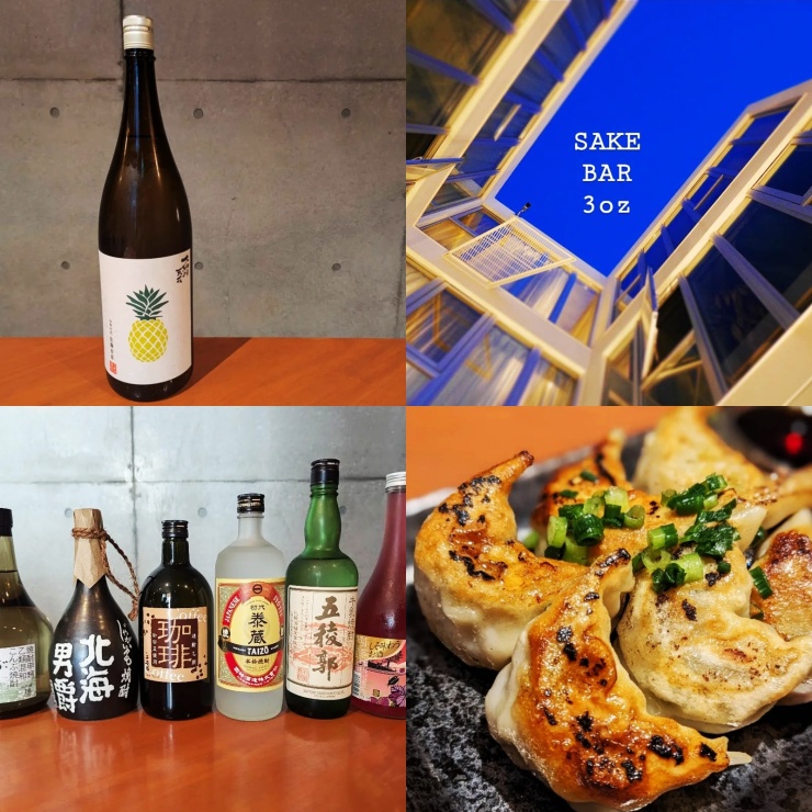 日本酒BARでワラーチワークショップ