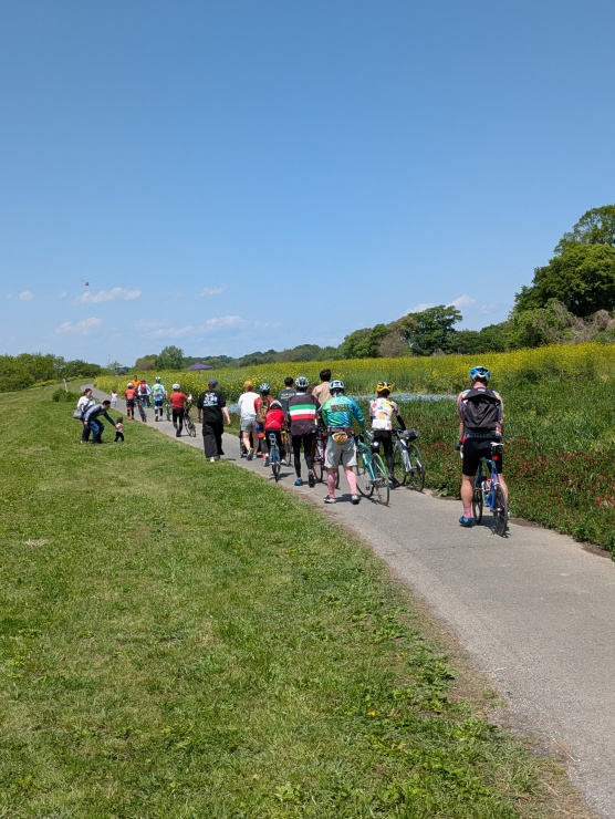 榎本牧場へのポタサイクリング
