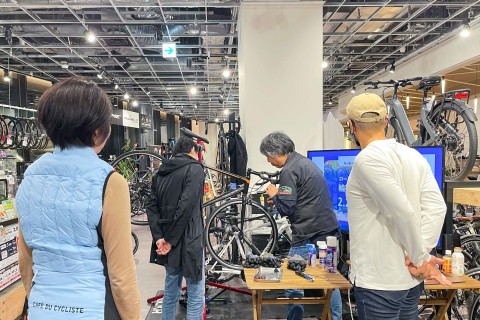 愛車をいつまでもピカピカに！「自転車お手入れワークショップ」