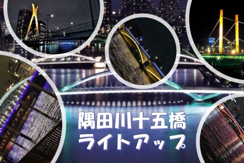 【十三夜 後の月見・墨田川十三橋ライトアップ10km】
